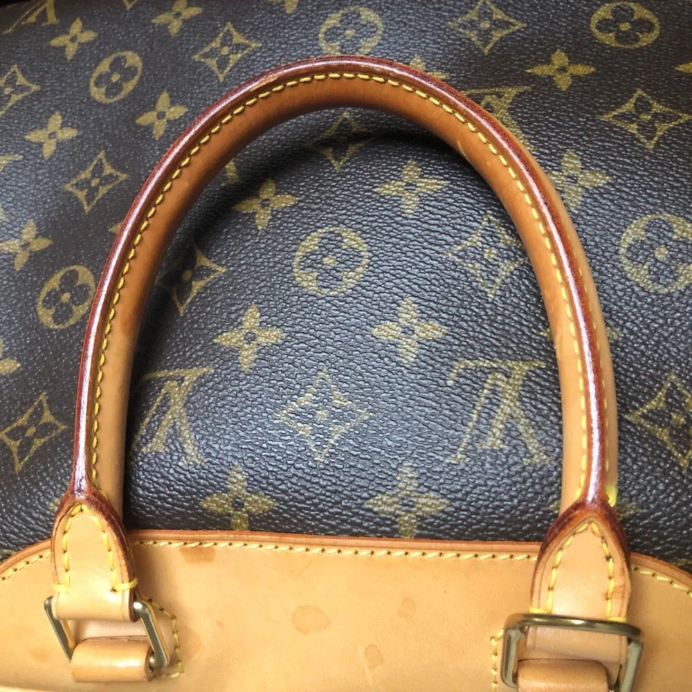 LOUIS VUITTON Deauville LV Monogram Top Handle Weekend Doctor’s Bag 35cm